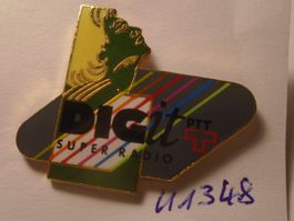 1 Vintage Digit Super Radio PTT Pin (U1348)