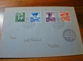 Satzbrief Juventute 1939, o Grenchen SO, gelaufen