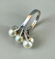VINTAGE GOLDRING “PERLEN” 18K