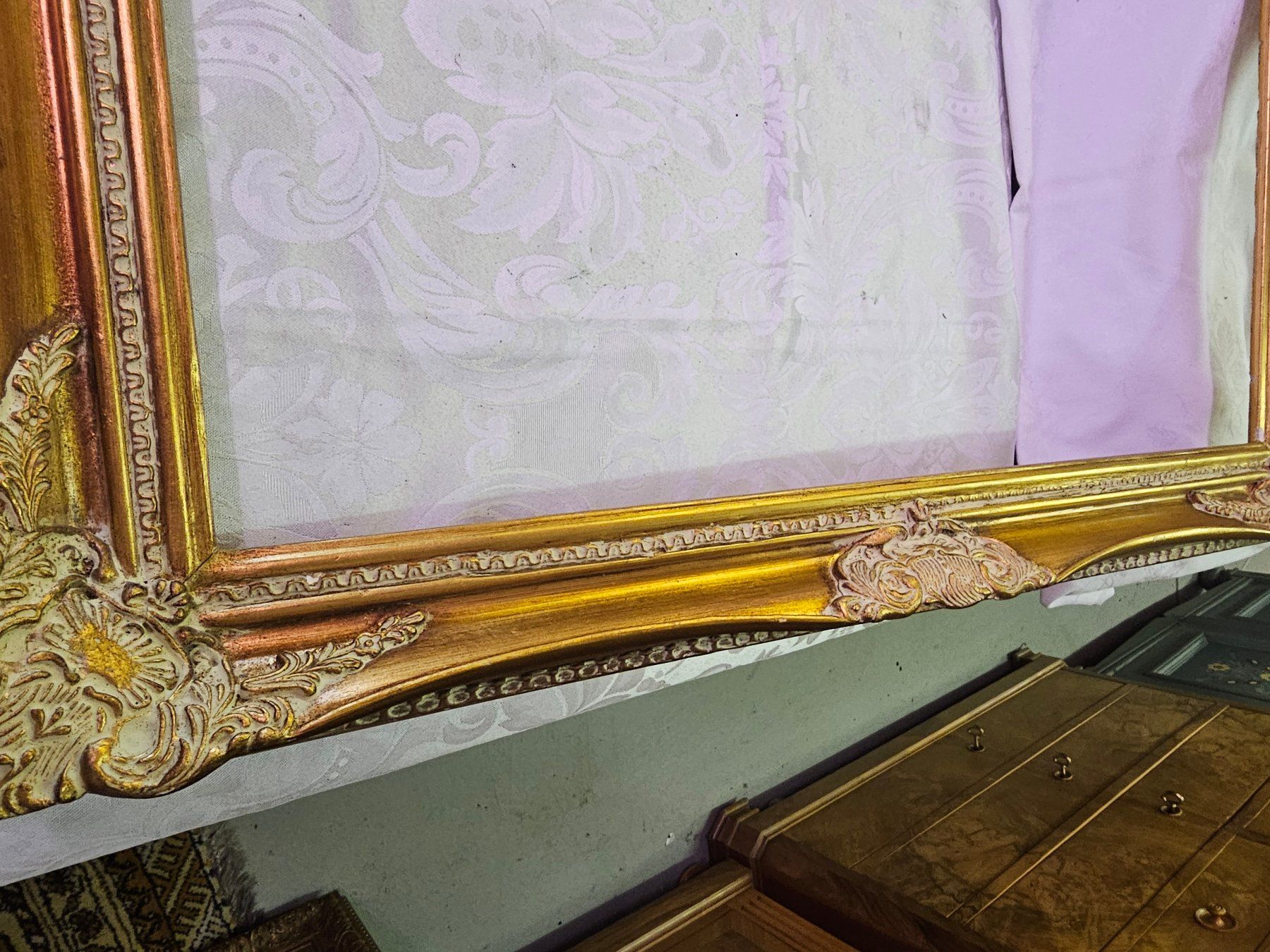 Cadres de tableaux: Barocker Bilderrahmen goldfarben mit Gebrauchsspuren – D'occasion à Opfikon par Seebacherbrocki55555 5