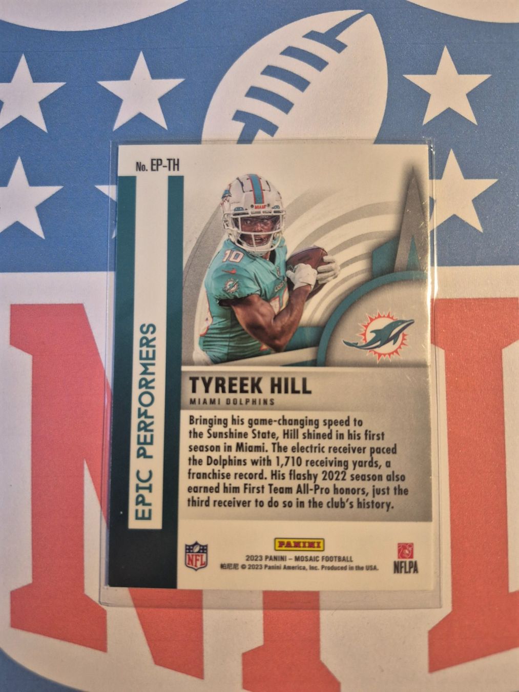 Panini Carte collezionabili: NFL Tyreek Hill Miami Dolphins – Usato da Treiten venduto da Sauber73 1