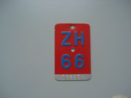Velonummer ZH 1966