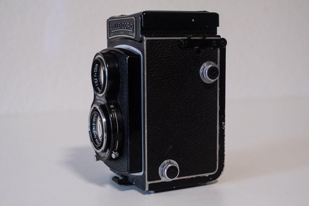 Rollei Rolleicord 6x6 Kamera Triotar Zeiss + Ledertasche (D'occasion) à