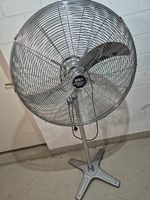 Retro-Standventilator in Chrom