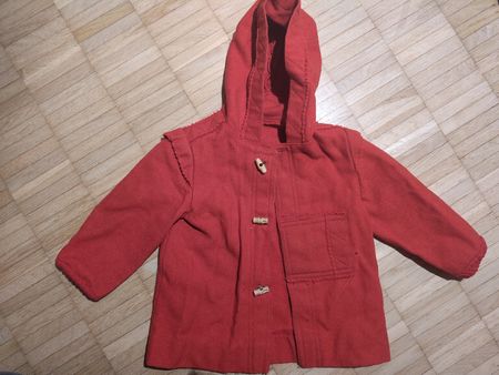 Winterjacke/Dufflecoat für Kinder,, rot