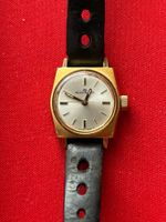 Bücherer Montre vintage pour dame, plaqué or vintage