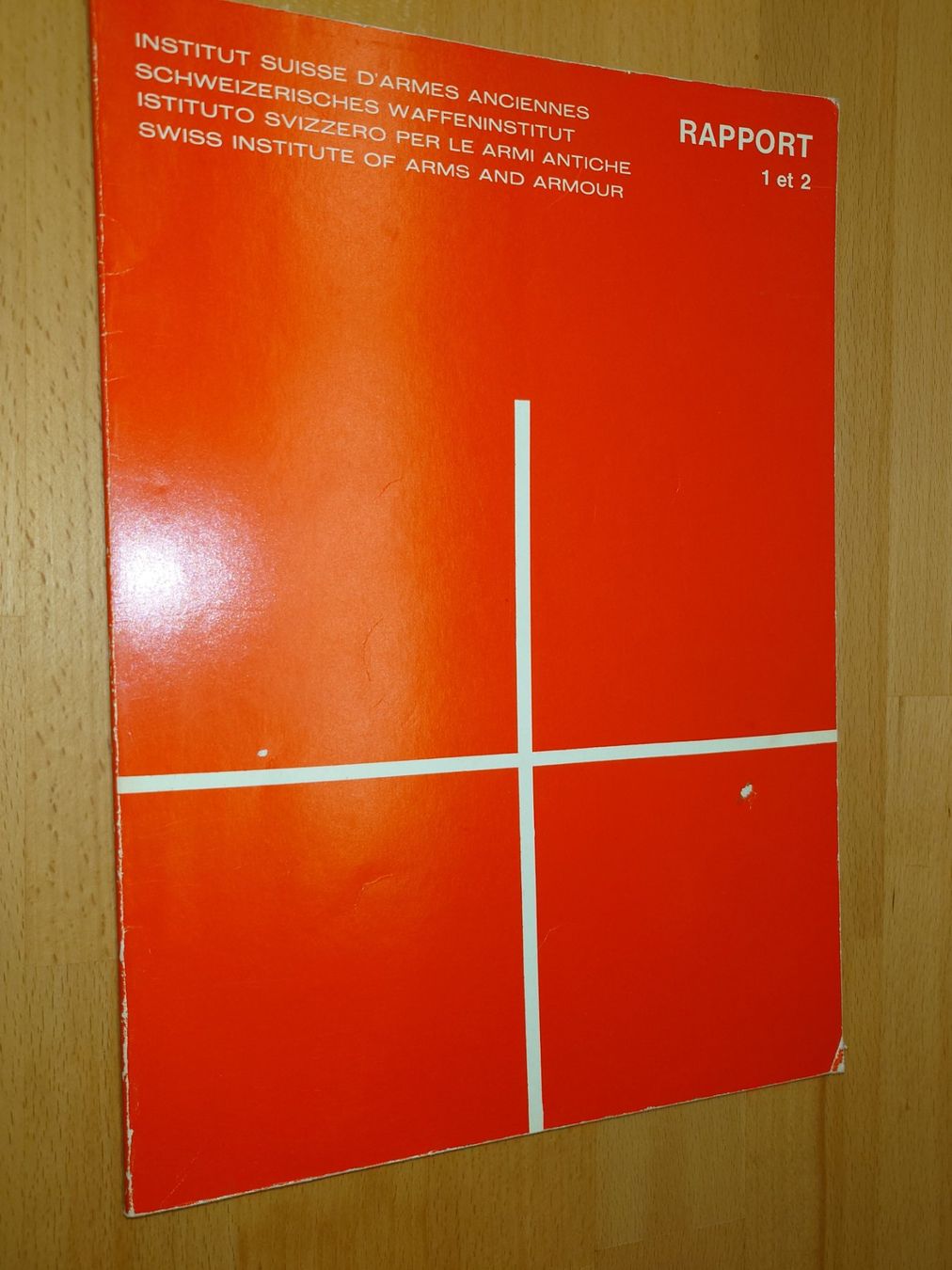 Libri: Schweizerisches Waffeninstitut. RAPPORT 1 & 2 / 3 & 4. RAR. – Usato da Zürich venduto da Rst7 2