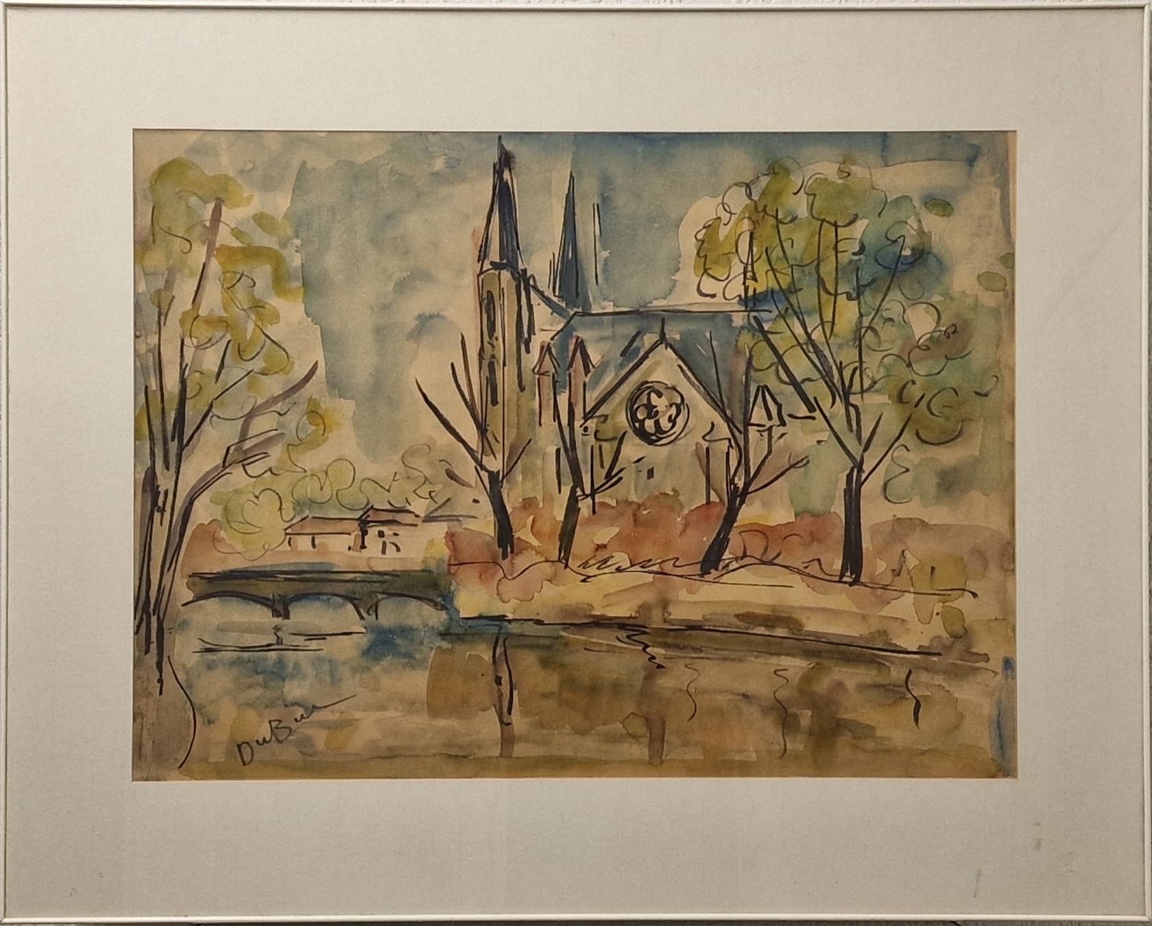 Dipinti: Grosses Aquarell / Roland Debuc – Usato da Zürich venduto da B-Rock