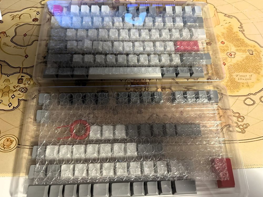 Keycaps ANSI ISO Layout, Cherry Profil PBT (Gebraucht) in Nottwil für ...
