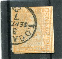 1860 Strubel Nr. 25 gest. SF weiss