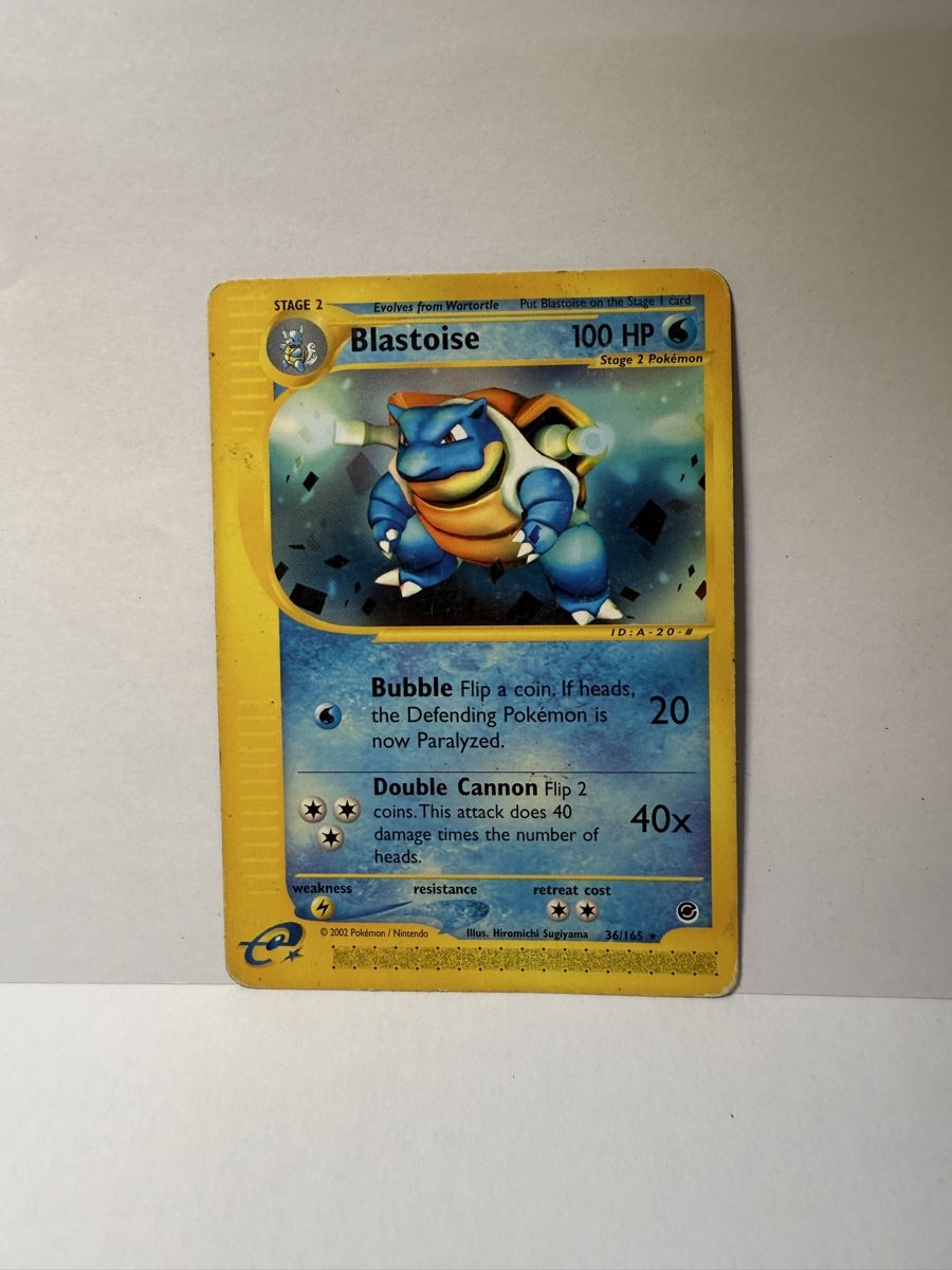 Pokémon Sammelbilder & Trading cards: Pokemon Card - Blastoise Expedition Base Set 36/165 Rare – Gebraucht aus Lugano von ktm_7jr7