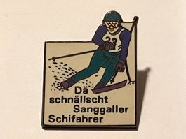 1 Pin Dä schnällscht Sanggaler Schifahrer