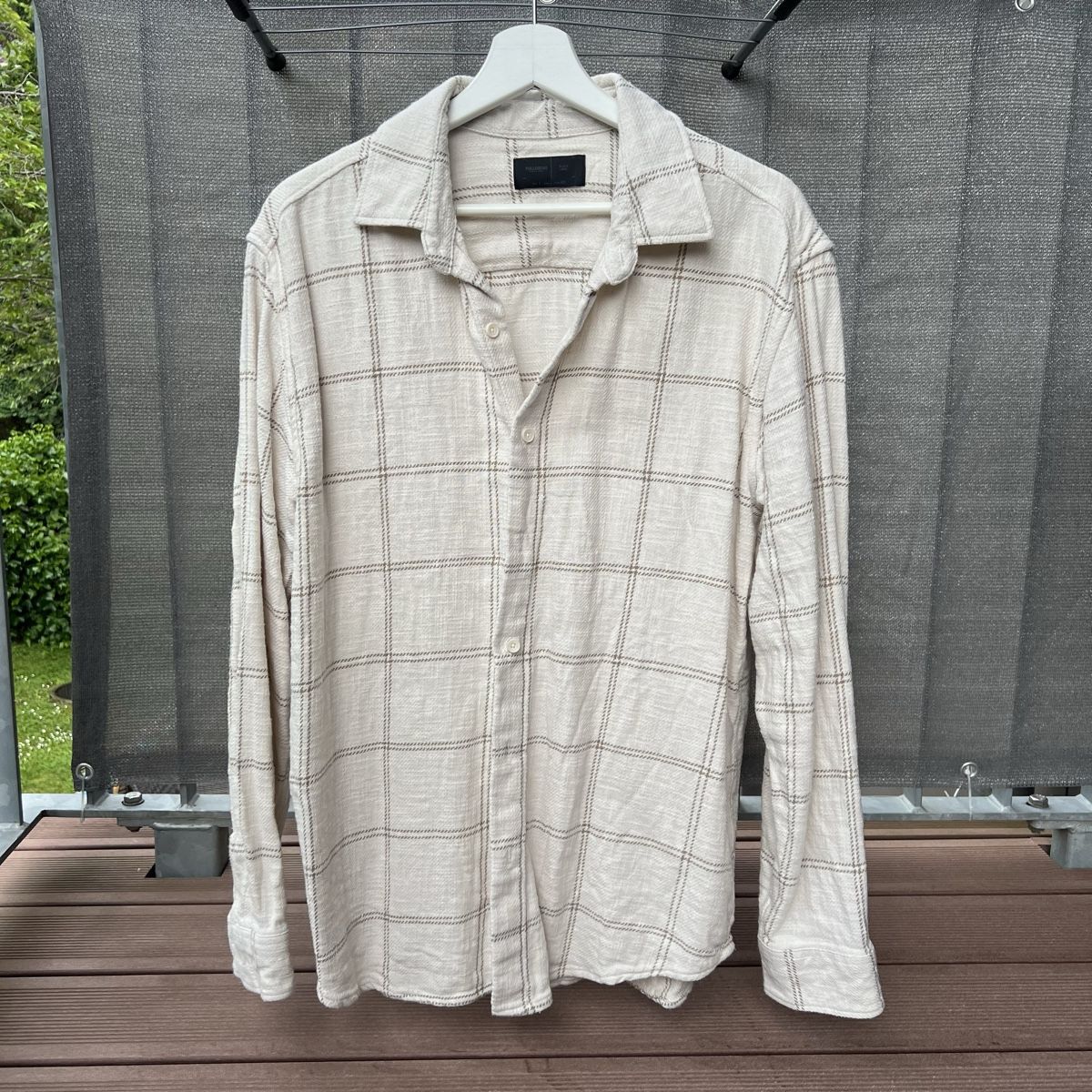 Pull&Bear Camicie: Chemise Pull&bear Homme beige - Taille L – Usato da Marin-Epagnier venduto da SuziManu