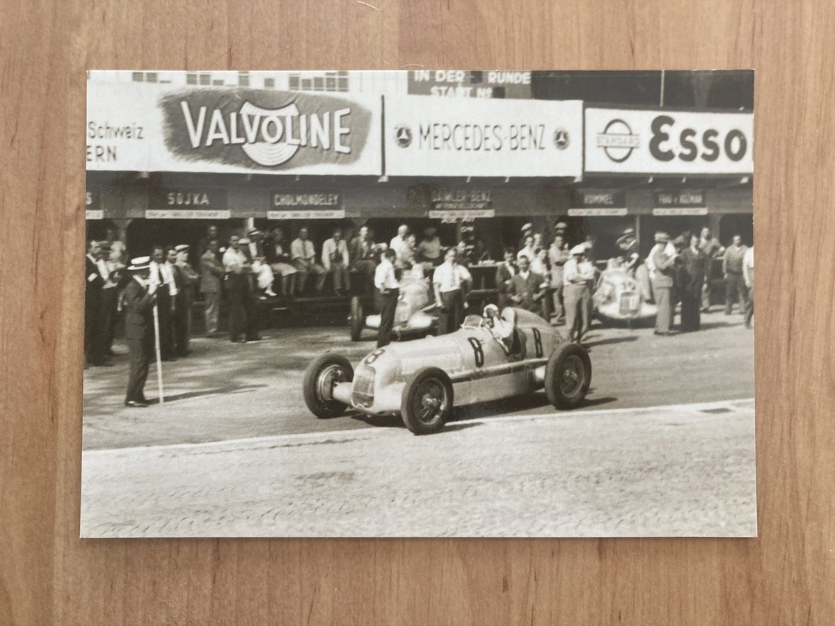 Cartoline postali: 4 Postkarten Oldtimer Rennsport Schweiz  – Nuovo (secondo la descrizione) da Schüpfheim venduto da Seerose80 1