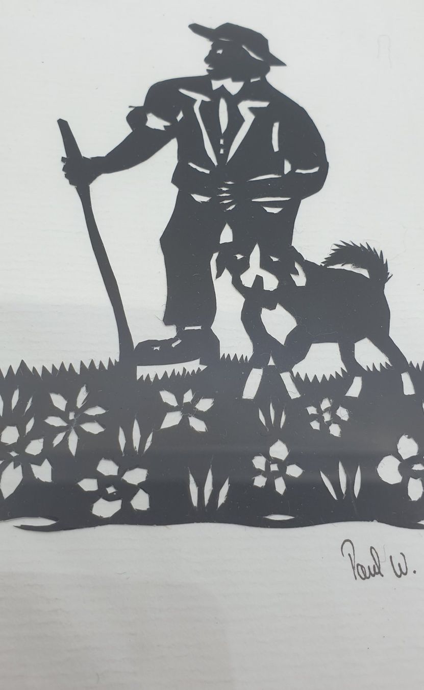 Grafiken & Lithographien: 4 Scherenschnitte Paul Walser – Gebraucht aus Emmen von magelan 6