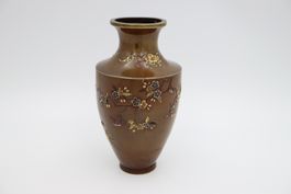 Antike Bronze Vase Asien wohl China signiert! 19/20. Jht