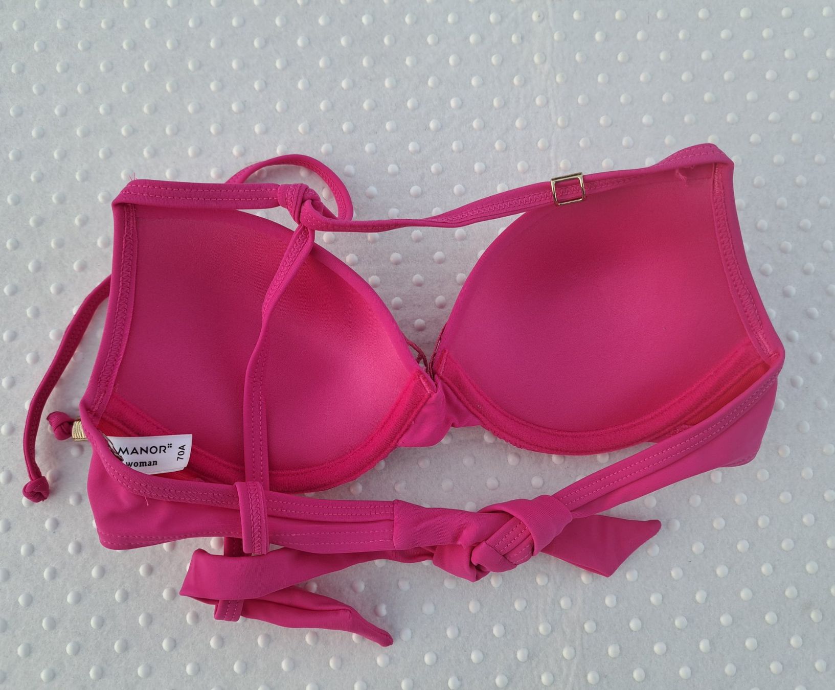 Manor Costumi da bagno & Bikini: Pinkes Bikini-Oberteil Manor Grösse 70A – Nuovo e nell'imballaggio originale da Gysenstein venduto da joshuas81 1