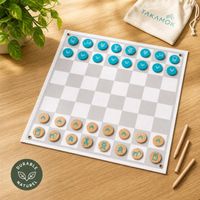 Dames et échecs grand format - plein air ( NEUF )