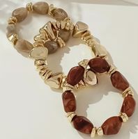 Lot de 3 bracelets | Bracelets extensibles | Bijou femme