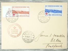 TR10 Carte Postale + Timbre Suisse 1939