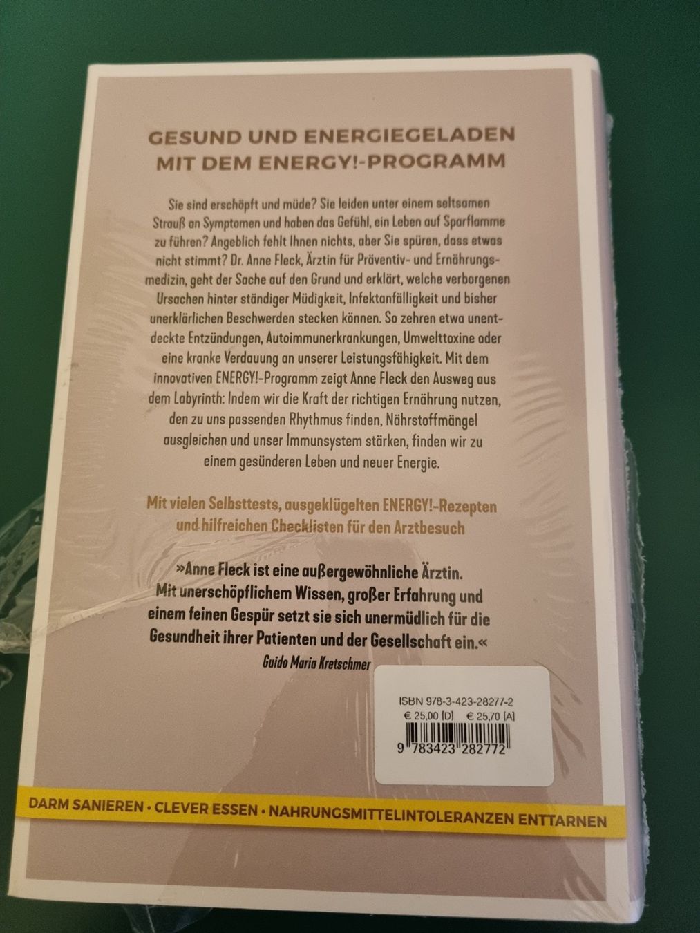 Libri: ENERGY DR. MED.ANNE FLECK / OVP – Nuovo e nell'imballaggio originale da Zofingen venduto da Felpa 1