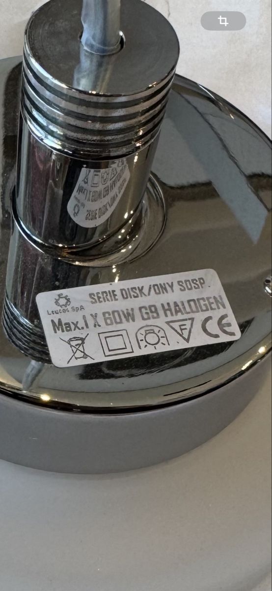 Lampadari & plafoniere: Pendelleuchte Chrom/Glas mit G9-LED – Nuovo (secondo la descrizione) da Klingnau venduto da Cola_Vanille 4
