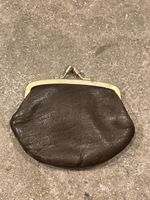 Braunes Portemonnaie / Täschli aus Leder, Vintage-Look