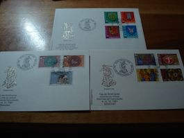 2 Karten + Brief Tag der Briefmarke 1981 Grenchen
