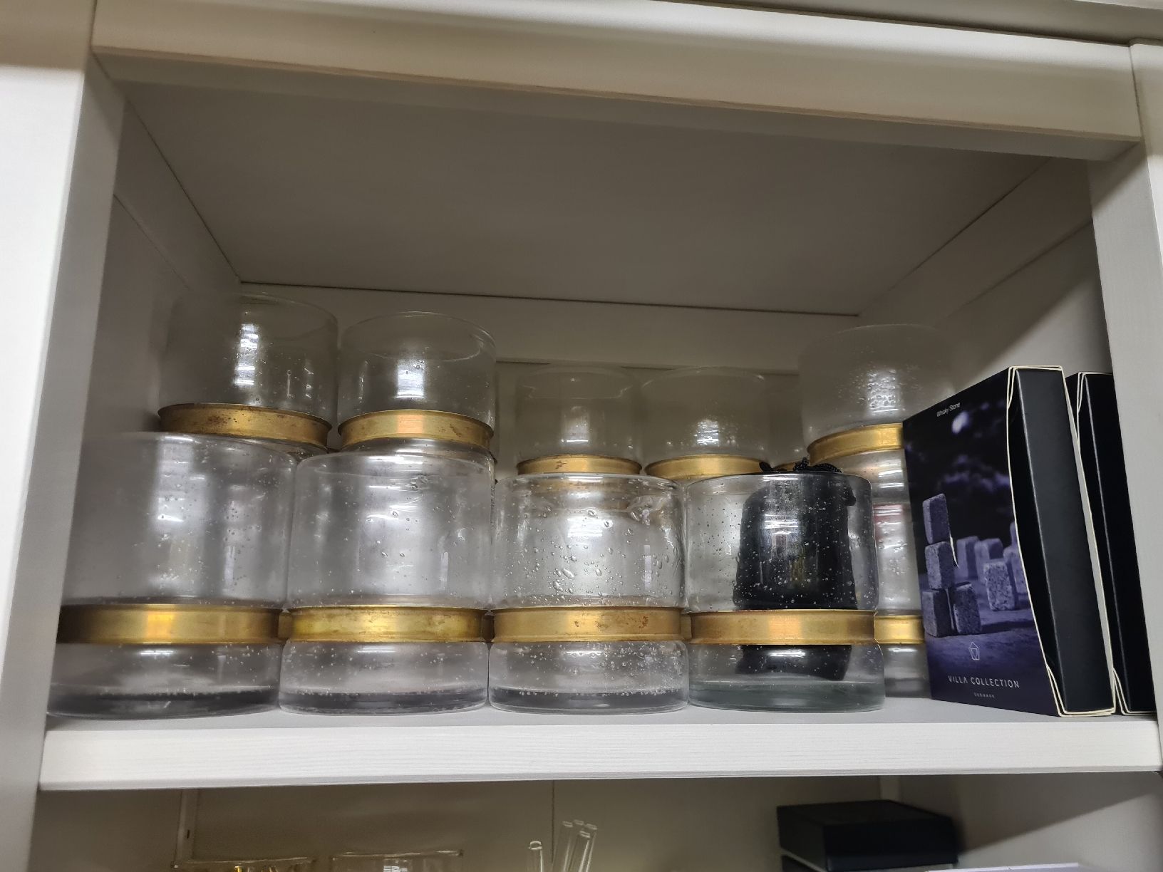 Gläser: Glas mit Messingring Whiskey Glas ungebraucht  – Neu und originalverpackt aus Dussnang von Mak13 2