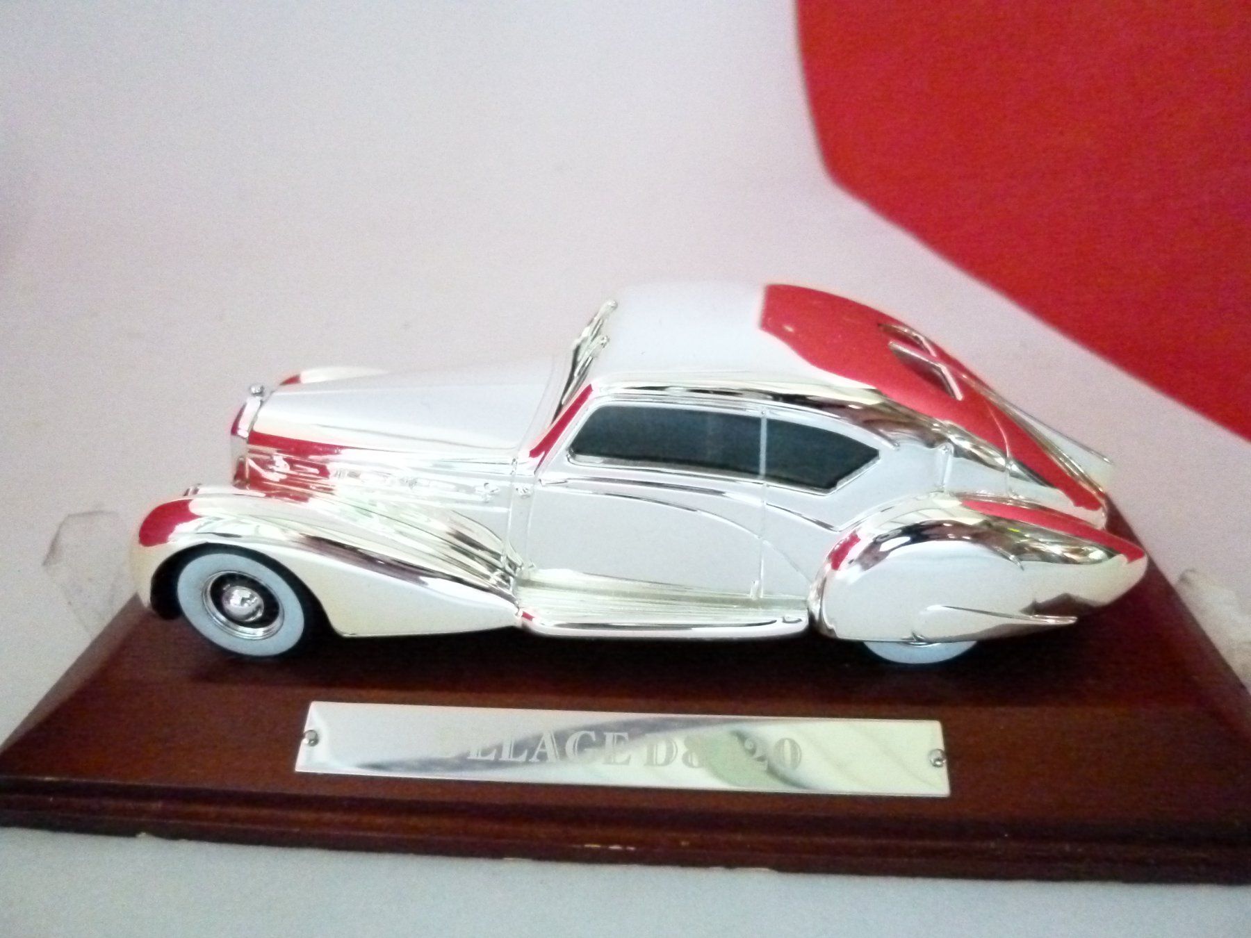 Modellautos: Delage D8 - in Chrom - speziell -Box defekt – Gebraucht aus Reiden von Aston2