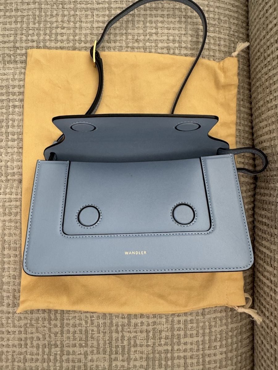 Wandler Taschen für Damen: Wandler Penelope Mini Tasche hellblau Leder neu – Gebraucht aus Zürich von Guni_Closet 5
