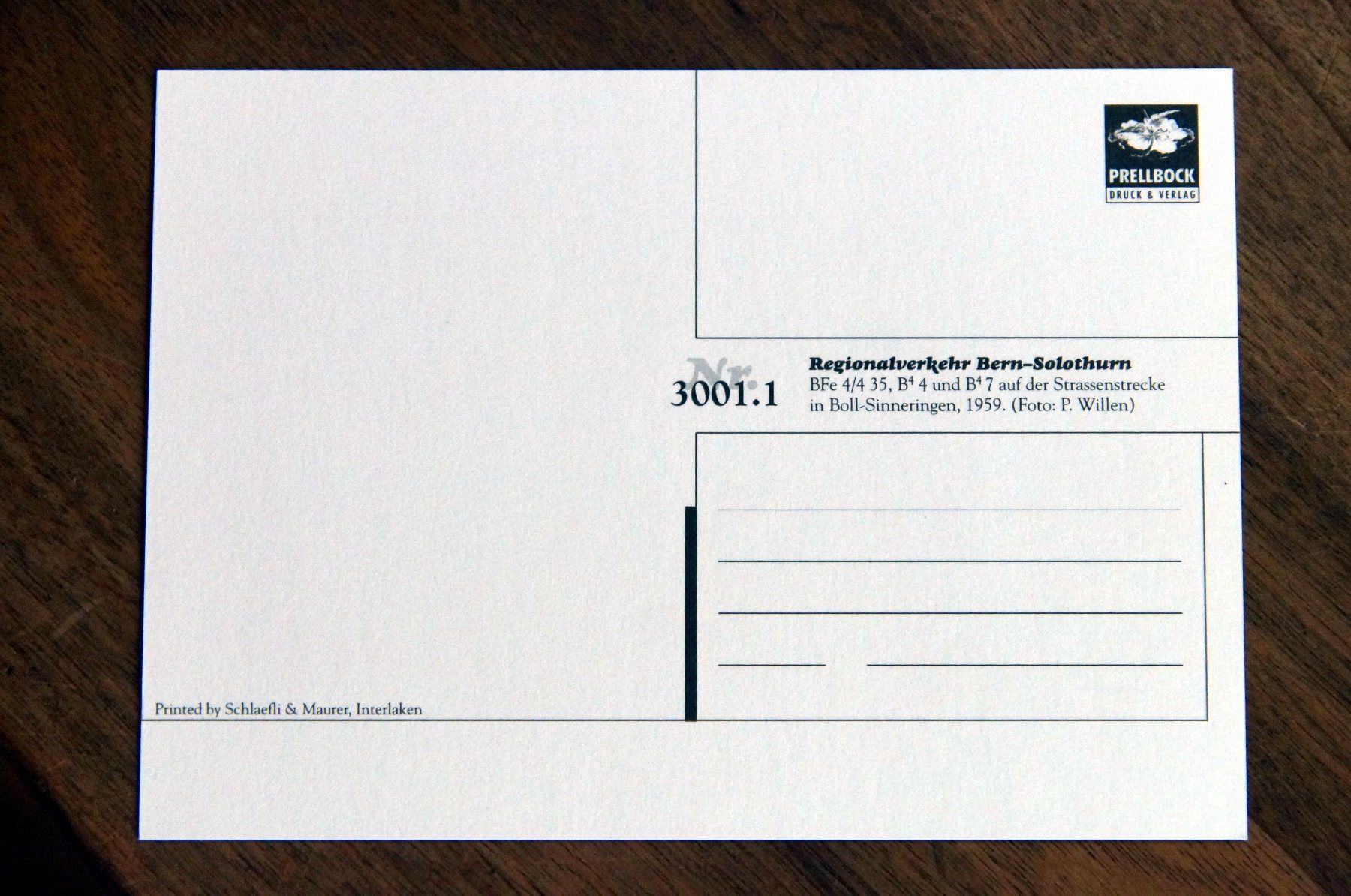 Cartoline postali: 3001.1-3001.10 Prellbock Verlag - AK-Serie – Usato da Schönenwerd venduto da Steidi 1