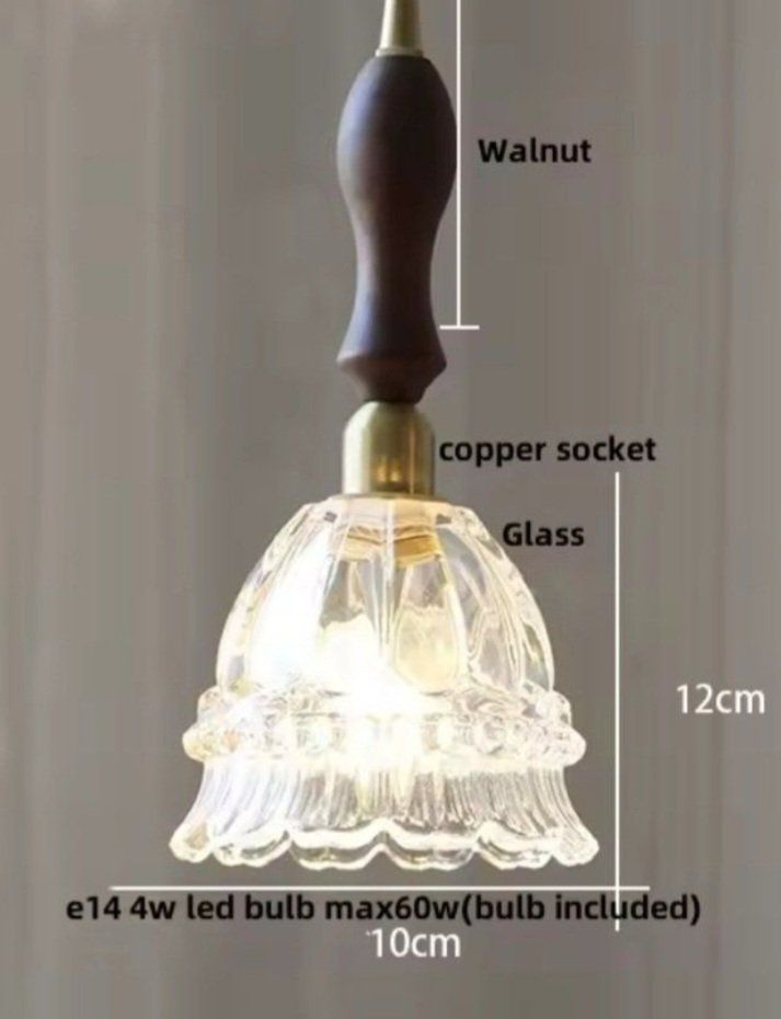 Lampadari & plafoniere: Lampe suspendue LED Vintage  en pierre de verre – Nuovo e nell'imballaggio originale da Saignelégier venduto da Instant-Key-Pro