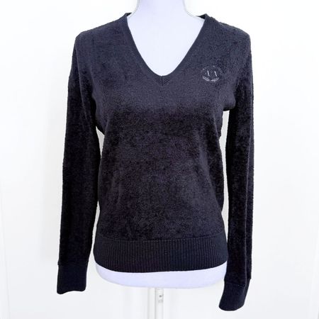 ARMANI EXCHANGE Pull Bleu Marine - Taille S