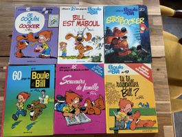 Lot de 6 BD Boule et Bill des années 80 