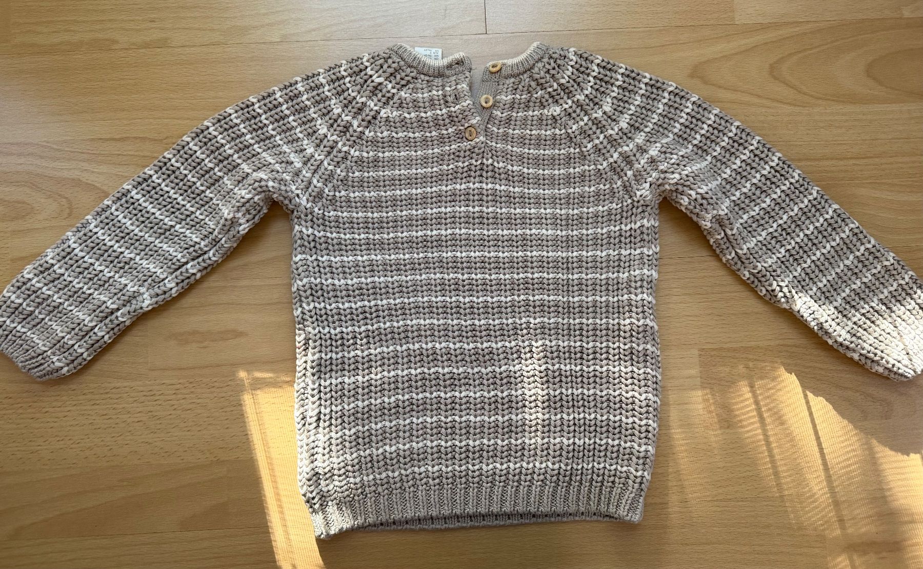 H&M Maglioni & Felpe: H&M - beige geringelter Pullover Kinder – Usato da Zürich venduto da laurapb 1