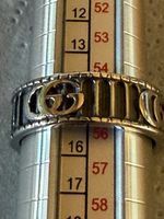 Gucci Ring Groesse 57 Schwarz Silber Original Vintage Neuwer