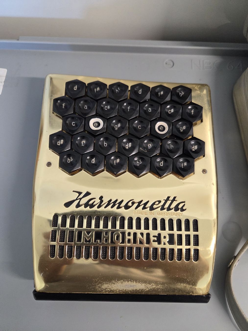 Hohner Strumenti musicali: Mundharmonika Hohner Harmonetta mit Etui  – Usato da Dietikon venduto da Allegra34