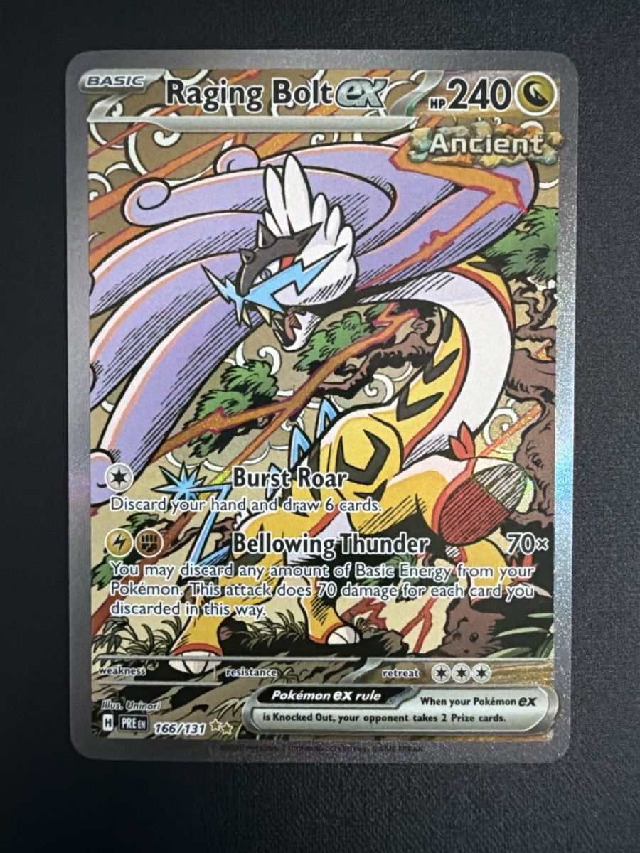 Pokémon Carte collezionabili: Raging Bolt Ex - 166/131 - Prismatic Evolution 🇺🇸 – Nuovo (secondo la descrizione) da Oberrohrdorf venduto da Samet-TCG