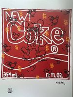 Keith Haring "Andy Mouse New Coke" 35/150