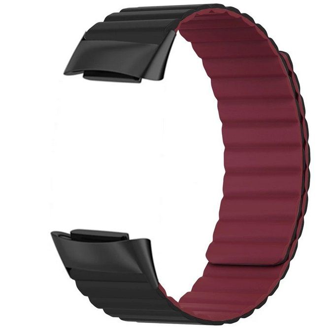 Bracelets: Armband Silikon Magnet für Fitbit Charge 5 / 6 – Neuf avec emballage d'origine à Lausanne par WATCH-WORLD 1