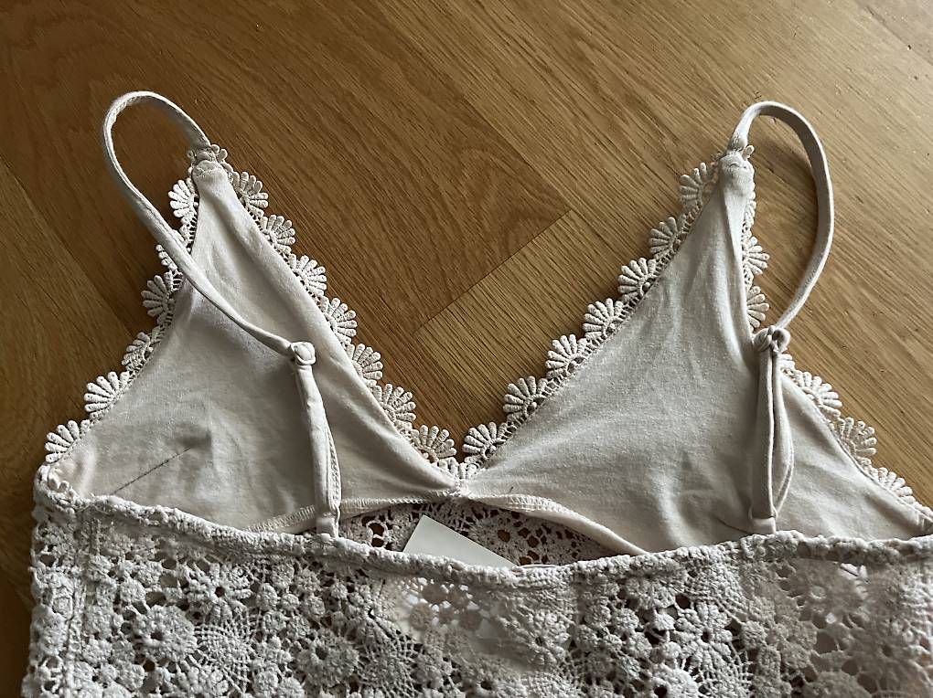 H&M Top: Neu: Spitzentop beige, Gr. M – Usato da Zürich venduto da MariaSusanne 3