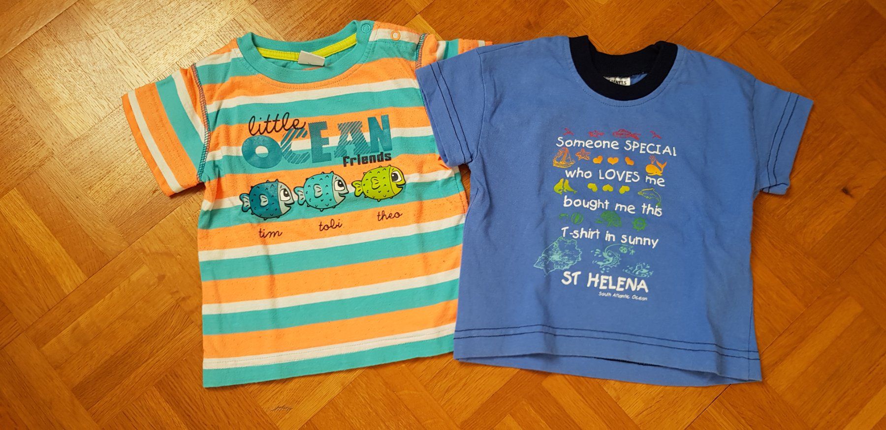 Camicie, Top & T-shirt: 2 T'shirts, Gr. 74 – Usato da Dietikon venduto da grafad