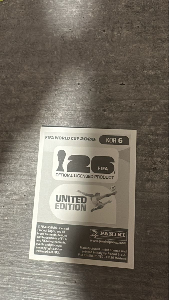 Panini Carte collezionabili: KOR 6 , FIFA WORLD CUP 2026 PANINI  – Nuovo (secondo la descrizione) da Frauenfeld venduto da 1PegPeg1 1