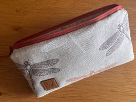 Handmade Täschchen – Libellen natur