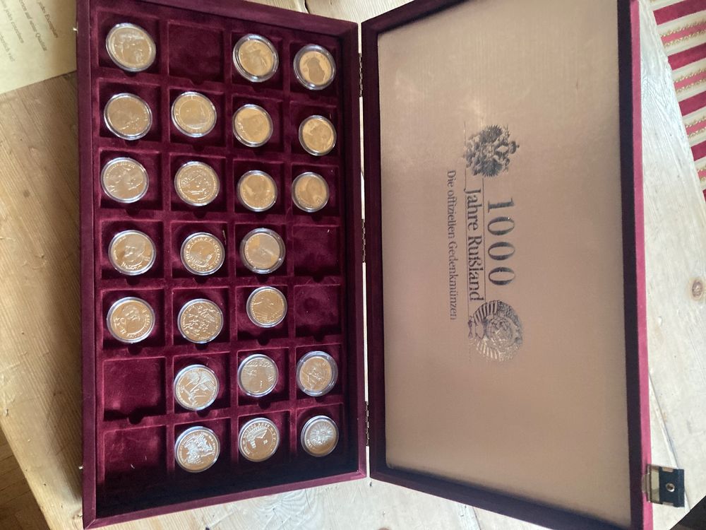 Münzsammlung 1000 Jahre Russland (Neu (gemäss Beschreibung)) in Splügen ...