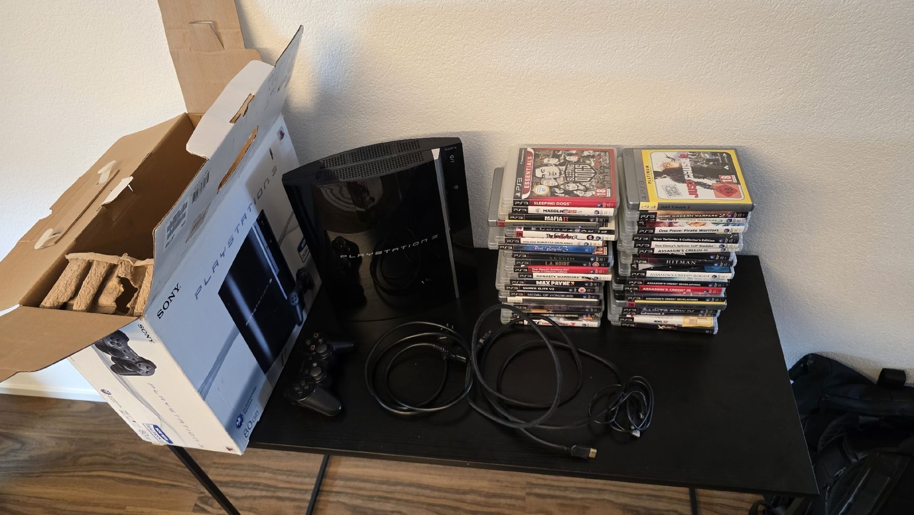 Sony Console: Sony PS3 80GB mit Verpackung, Controller + 36 Spiele – Usato da Grenchen venduto da Akarrgaming 4