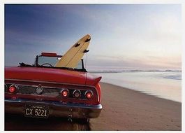 Poster Road to the Beach - Canvas 140 x 100 cm - NEU