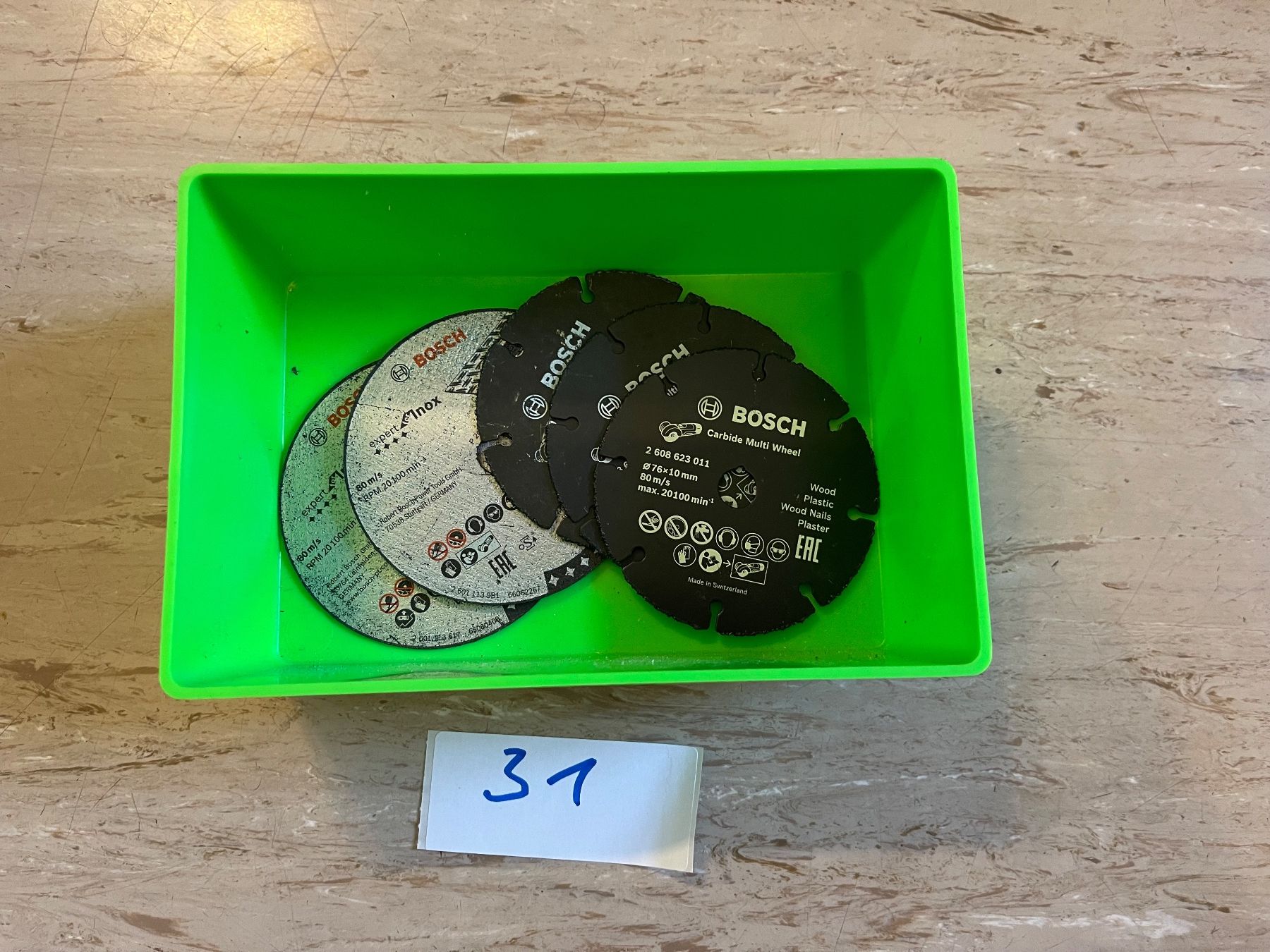 Dewalt Trennscheiben Set – 3 Stück, 76 X 1,6 X 9,5 Mm, Für Materialbearbeitung