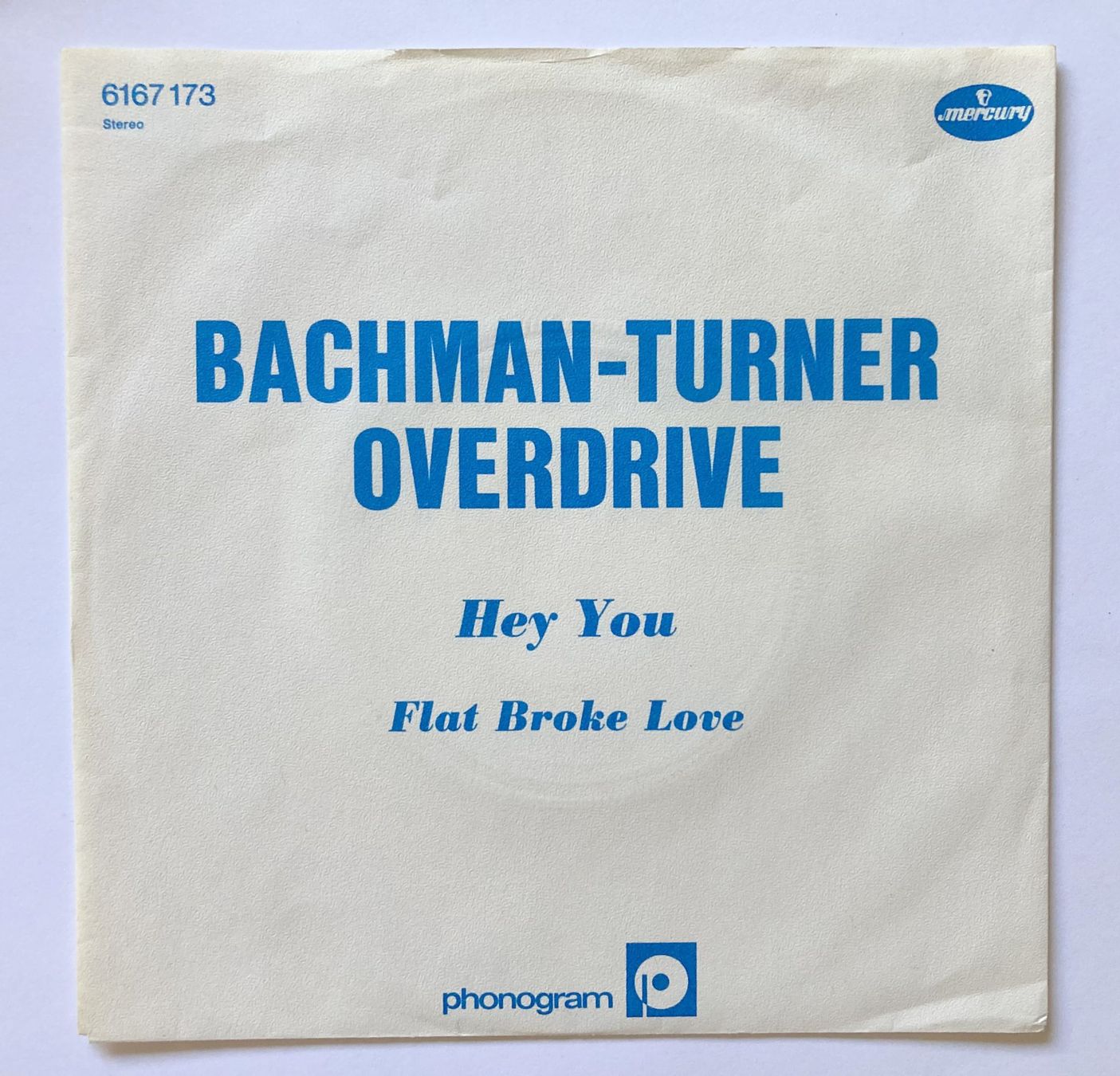 Dischi in vinile: BACHMAN-TURNER OVERDRIVE - HEY YOU – Usato da Bottens venduto da hotter-than-hell